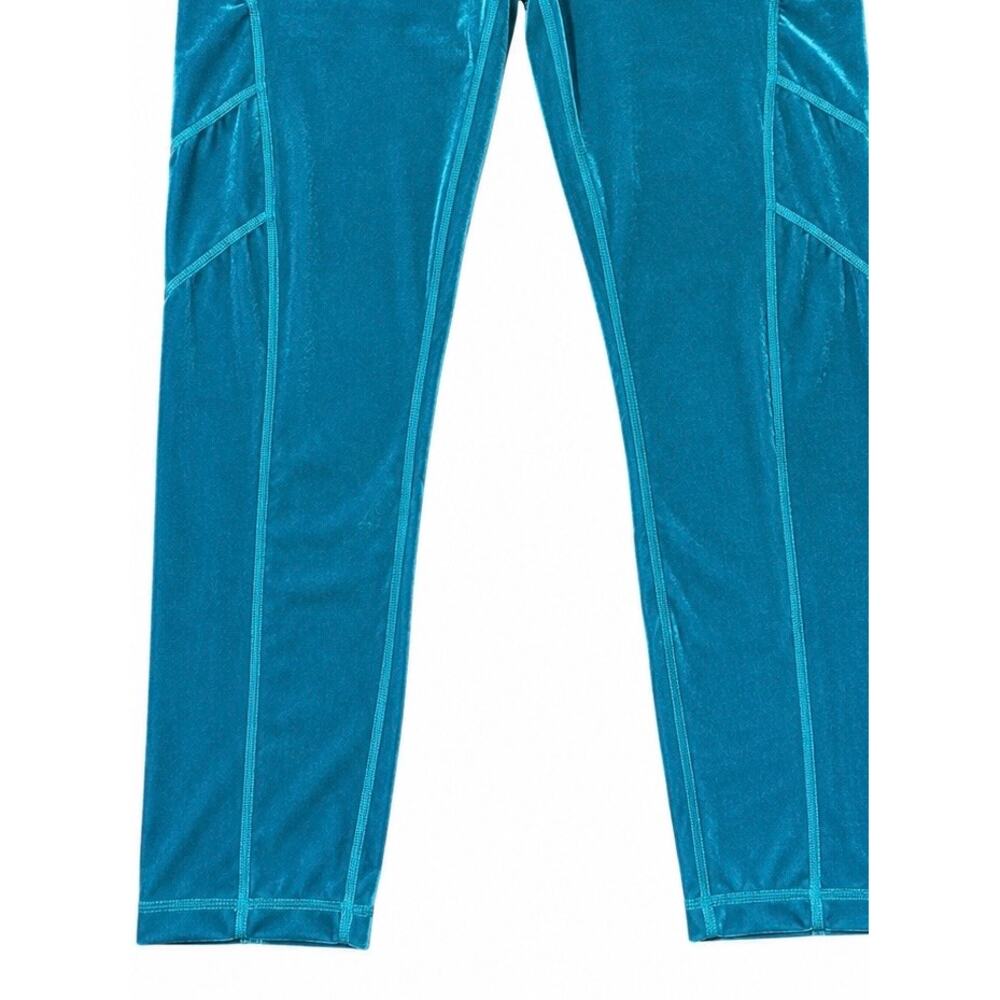 Lilly Pulitzer Luxletic Weekender High Rise Velour Leggings M - Picture 4 of 10